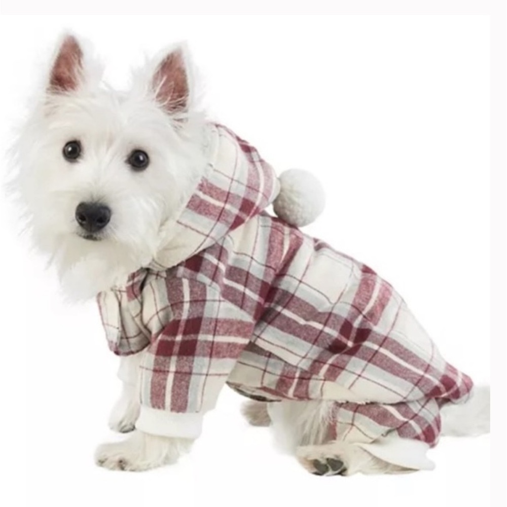 Kookaburra by UGG Red Sherpa Plaid Dog Coat